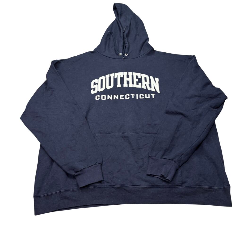 VTG Champion Southern Connecticut State University navy hoodie. Size 2X. college